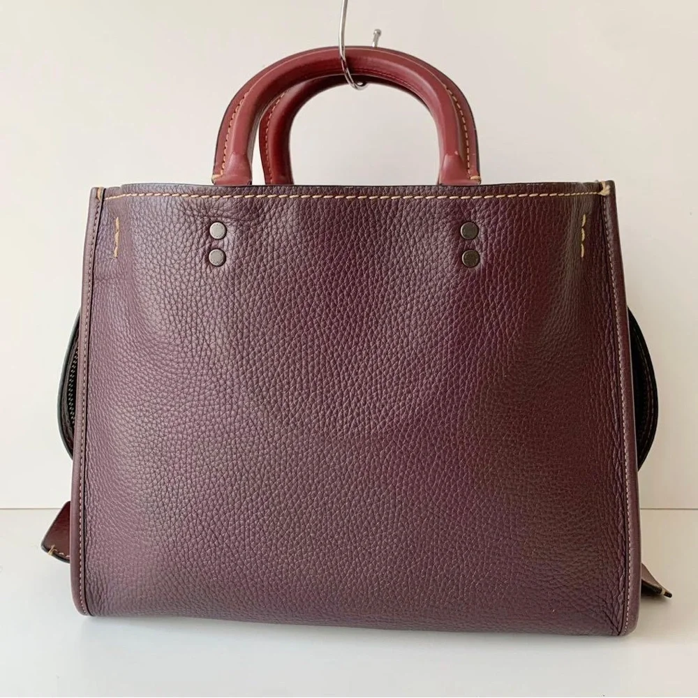 Coach Rogue 30 Burgundy - Picture 2 of 16